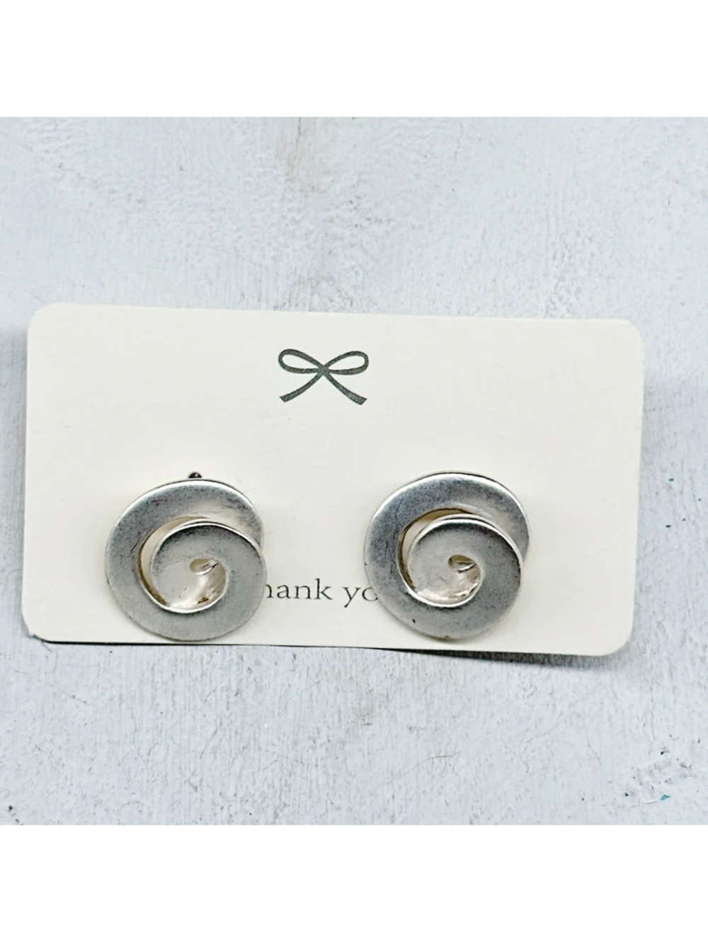 198u. Pewtertone Geometric Earrings